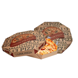 Caixa loucos por Pizza C/10UN