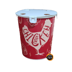 Balde 910ML Frango Vermelho...