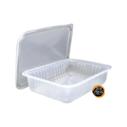 Pote retangular G302/700ml...