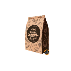 Saco Kraft ''Mega delicia''...