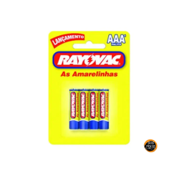 Pilha Amarelinha Palito 4Un