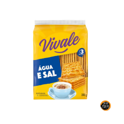 Biscoito Água e sal Vivale...