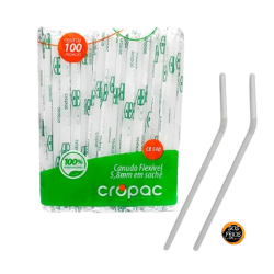 Canudo Flexível Cropac CB...