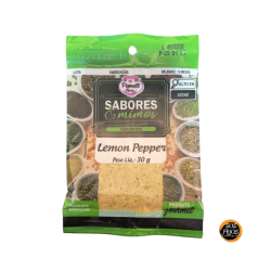 Lemon Pepper Tempero 30g...