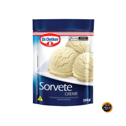 Sorvete em pó sabor creme 150g