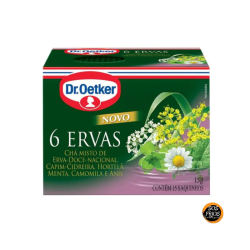 Chá 6 Ervas Dr.Oetker 15g/15un