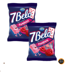 Bala 7 Belo 100g Framboesa