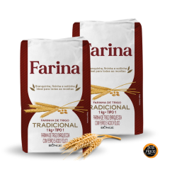 Farinha de Trigo Farina 1Kg