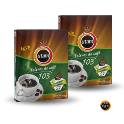 Filtro Papel P/Café Utam 103