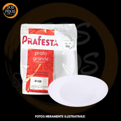 Prato Oval  Grande Branco...