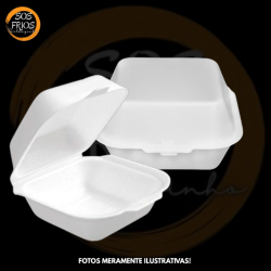 Hamburgueira H1 Isopor C/20un