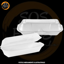 Hamburgueira H4 Isopor C/20un