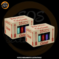 Isqueiro Fiat Lux Cx 25un