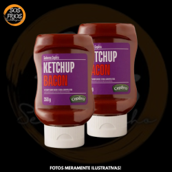 Ketchup Bacon Cepêra 350g