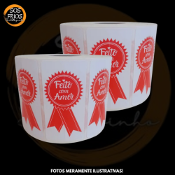 Lacre '' Feito com Amor''...