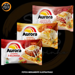 Lasanhas Pronta Aurora 600g