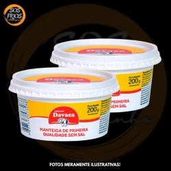 Manteiga Davaca 200g S/sal