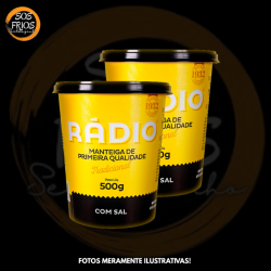 Manteiga 500g - Rádio