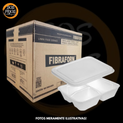 Marmita 3 divisórias HF90F...