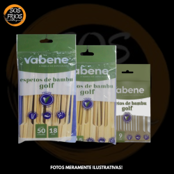 Espeto Hambúrguer Golf 50un...