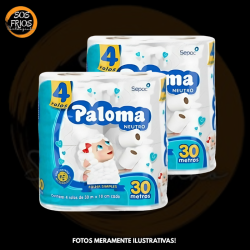 Papel Higienico Paloma 4RL...
