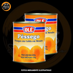 Pessego em Calda Olé 450Gr