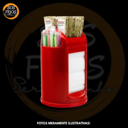 Porta Canudo/Guardanapo Kit...