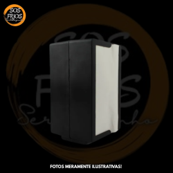 Porta Guardanapo Preto 2 Lados