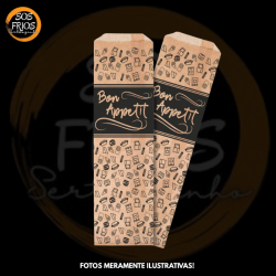 Porta Talher Kraft Impresso...