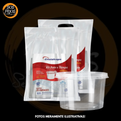 Kit Pote 1000ml Cristalcopo...