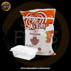 Pote Retangular G313/250ml...