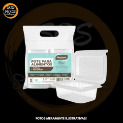 Pote Retangular C/Tampa...