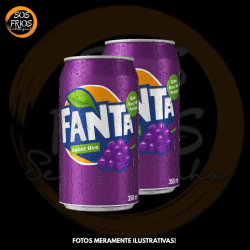 Refrigerante Fanta Uva Lata...
