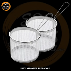 Cesto Fritura Inox Redonda...