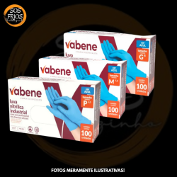 Luva Nitrílica Industrial...