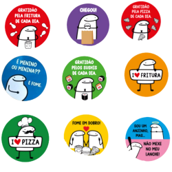 Adesivos Delivery  ''Flork...