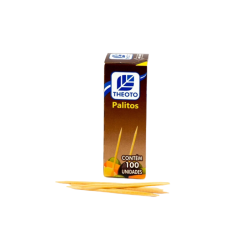 Palitos de dente Theoto 100un