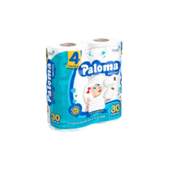 Paloma neutro folhas 4 rolos