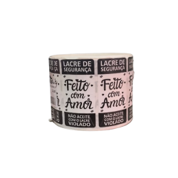 Lacre ‘’ Feito com amor ‘’...